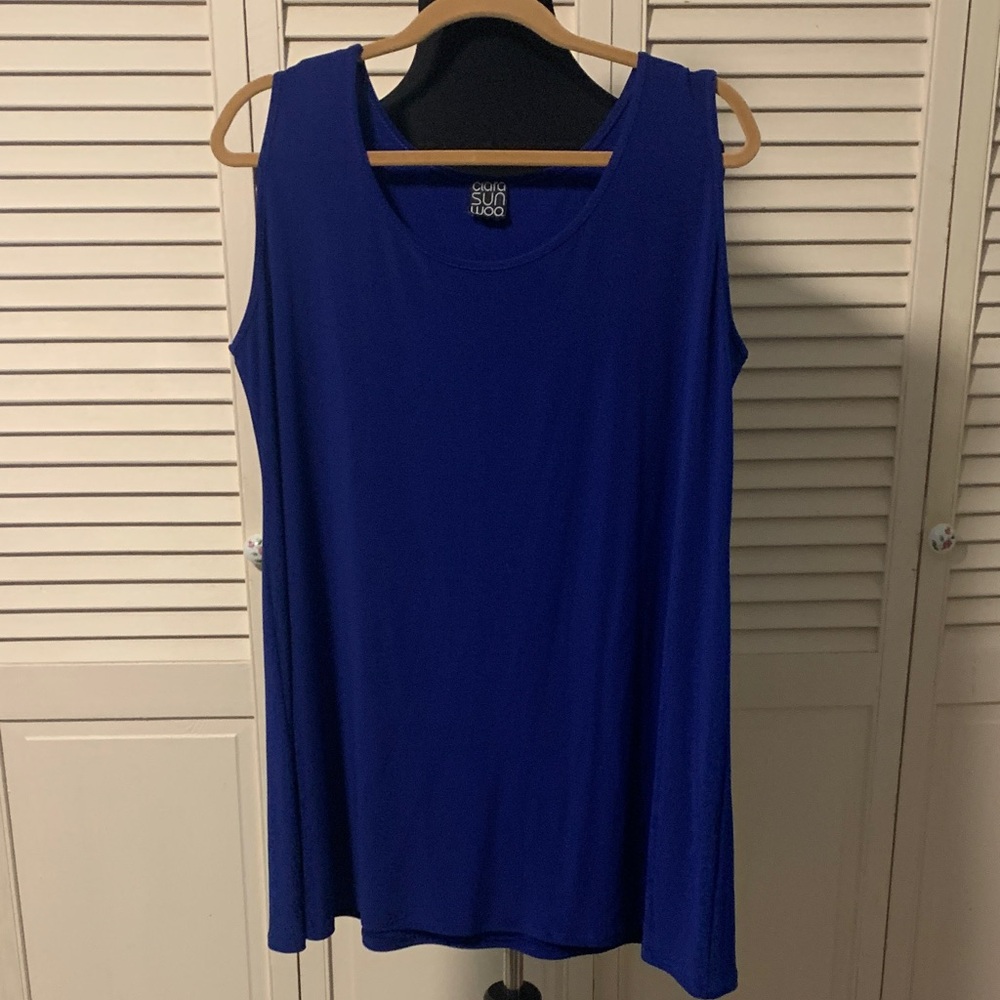 Susan Graver Royal Blue Tank Top.   D2